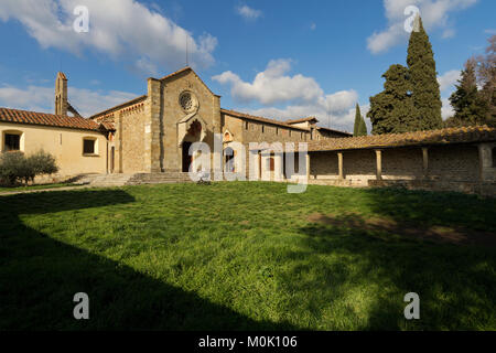 Saint Francis' Kirche, Fiesole (Florenz) Stockfoto