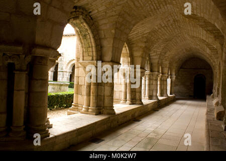 Das Kloster, Abtei von Saint-Vincent von Nieul-sur-l'Autise, Vendée, Frankreich Stockfoto