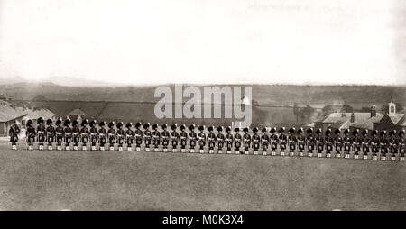 Uhr, 79th Highlanders, Parkhurst Kaserne, 1878 Stockfoto