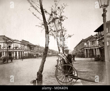 Main Street, Ginza, Tokyo, Japan, c 1870 s Stockfoto