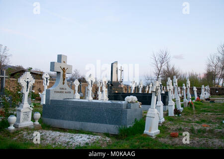 Friedhof. Pradena del Rincon, Provinz Madrid, Spanien. Stockfoto