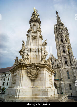 Matthias Kirche, eine Römisch-katholische Kirche in Buda's Capital District, Budapest, Ungarn Stockfoto