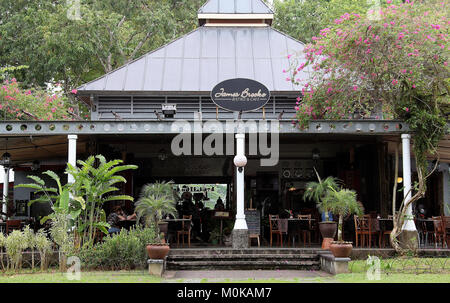 James Brooke Bistro und Cafe in Kuching. Stockfoto