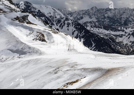 Mountain Pass in den Bergen der Hohen Tatra. Zakopane. Polen Stockfoto