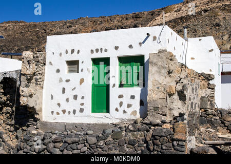 Traditionelles Haus auf Fuerteventura - Kanarische Inseln Stockfoto