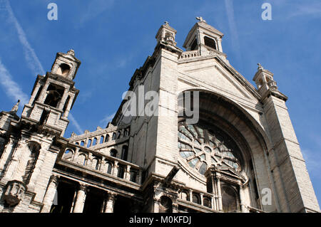 Kirche von Sainte Catherine in Brüssel, Belgien. Stockfoto
