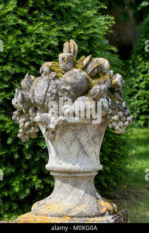 Subtile, anspruchsvoll und voller Geschmack Garten und Chateau La Chatonniere in der Nähe von Villandry. Tal der Loire Stockfoto