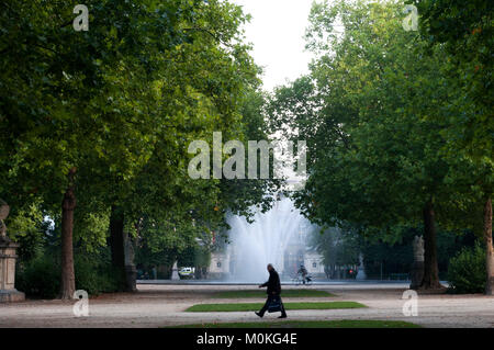 Parc de Bruxelles Warande Royal Park vor dem Königlichen Palast in Brüssel Belgien Stockfoto