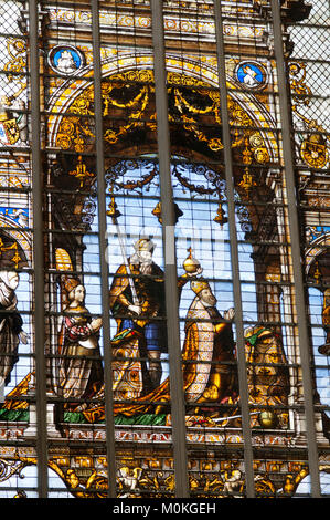 In St. Michael und Ste Gudule Kathedrale, Brüssel, Belgien Stockfoto