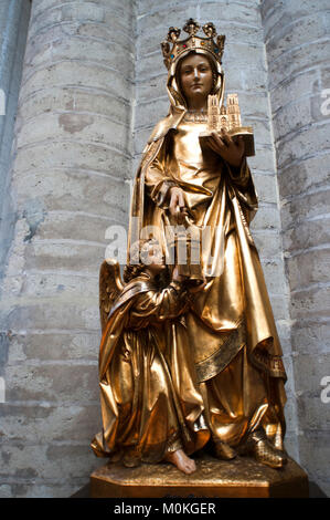 In St. Michael und Ste Gudule Kathedrale, Brüssel, Belgien Stockfoto