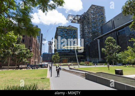 Preisgekrönte Gebäude einer Central Park, Chippendale, Sydney, NSW, Australien Stockfoto