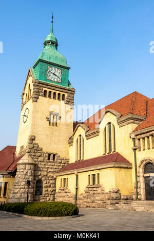 Lutherische Kirche gebaut während der deutschen Kolonialzeit, Qingdao, China Stockfoto