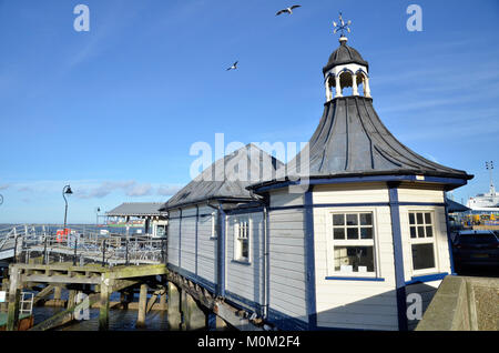 Die halfpenny Pier in Harwich in Essex Stockfoto