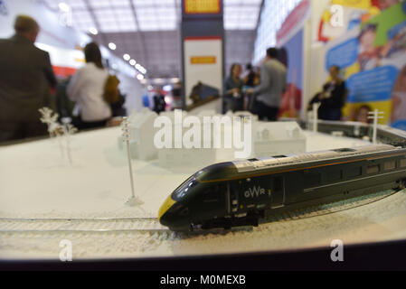 Olympia, London, UK. 23 Jan, 2018. Der Spielwarenmesse in Kensington Olympia London mit vielen neuen und etablierten Spielzeug und Marken. Quelle: Matthew Chattle/Alamy leben Nachrichten Stockfoto