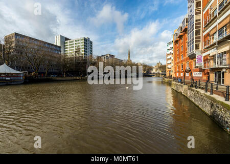 Waliser Zurück von Redcliffe Zurück Landung. Bristol. GROSSBRITANNIEN Stockfoto
