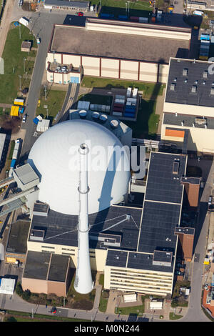 Kernkraftwerk Grohnde, Kernenergie, Kernkraftwerk auf der Weser, druckwasserreaktor von Siemens, Kwg, AE Stockfoto