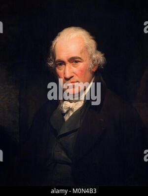 James Watt. Porträt des 18 thC Maschinenbauer und Erfinder der Kondensation Dampfmaschine. Gemälde von John Partridge nach Sir William Beechey, Öl auf Leinwand, 1806 Stockfoto