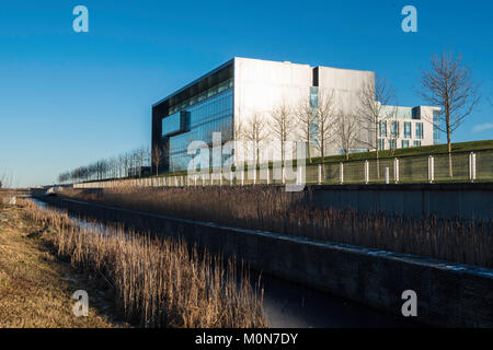 Modernes Laborgebäude am bioQuarter in Edinburgh, Schottland, Vereinigtes Königreich Stockfoto