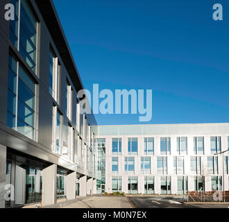 Modernes Laborgebäude am bioQuarter in Edinburgh, Schottland, Vereinigtes Königreich Stockfoto