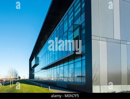 Modernes Laborgebäude am bioQuarter in Edinburgh, Schottland, Vereinigtes Königreich Stockfoto