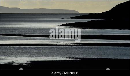 Der Strand von Glen Spröde Stockfoto