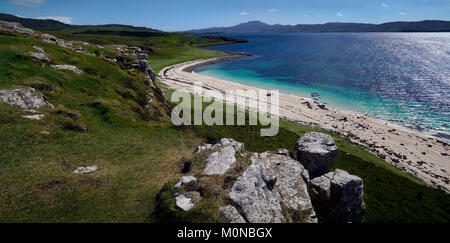 Das Coral Strand bei Claigan Stockfoto