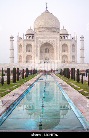 Taj Mahal, Agra Indien Stockfoto