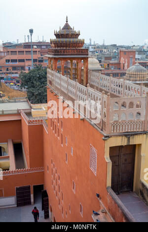 Jaipur, Rajasthan, Indien, 25.. Januar 2017: Eine Luftaufnahme der Stadt Jaipur Stockfoto