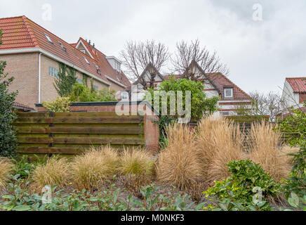 Gehäuse in einen Badeort Domburg genannt in der niederländischen Provinz Zeeland gesehen Stockfoto