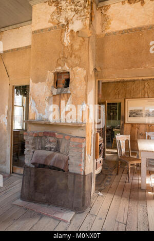 Bild aus Bodie State Historic Park in der Nähe des Mono Lake und Bridgeport, Kalifornien. Stockfoto