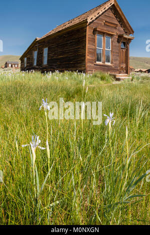 Bild aus Bodie State Historic Park in der Nähe des Mono Lake und Bridgeport, Kalifornien. Stockfoto