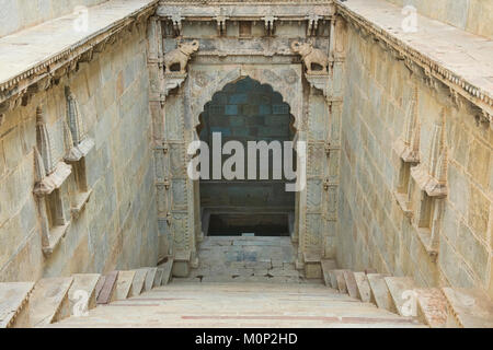 Die Raniji Ki Baori Queen's Stepwell, Bundi, Rajasthan, Indien Stockfoto