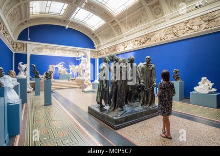 Dänemark, Seeland, Kopenhagen, Ny Carlsberg Glyptotek, Museum Gegründet 1897 durch den Sohn des Gründers der Brauerei Carlsberg und durch den Architekten Vilhelm Dahlerup konzipiert Stockfoto