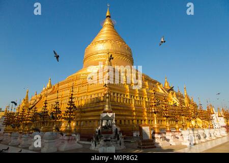 Myanmar, Yangon, Rangun, ex-Hauptstadt ok Birma, Shwedagon Pagode Stockfoto