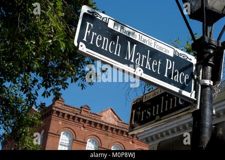 Usa, Louisiana, New Orleans, French Quarter Stockfoto