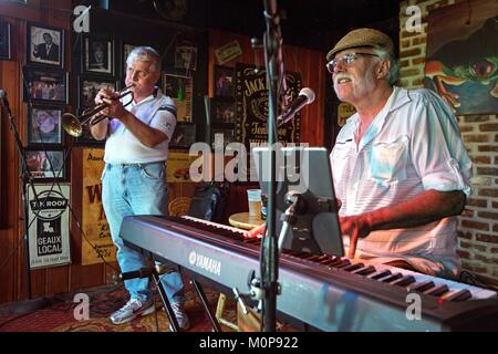 Usa, Louisiana, New Orleans, die Algiers Point District, dem Alten Point Bar Stockfoto