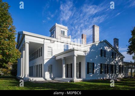 United States, New York, Finger Lakes Region, Genf, Rose Hill Mansion, historisches Haus, 1839 Stockfoto