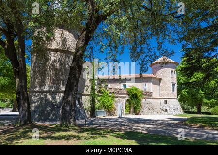 Frankreich, Alpes Maritimes, Mouans Sartoux, Mouans Schloss Stockfoto