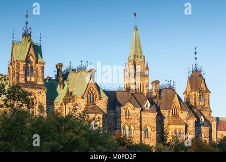 Kanada, Ontario, Ottawa, der Hauptstadt Kanadas, das kanadische Parlament, East Block Gebäude Stockfoto