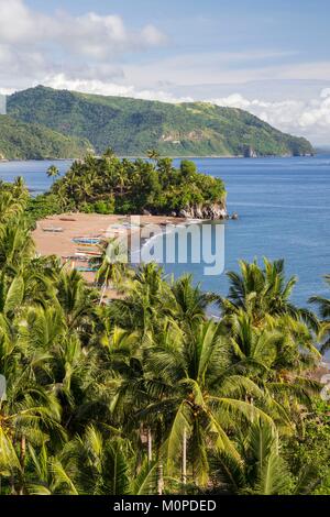 Philippinen, Luzon, Provinz Albay, Tiwi, Matalibong Strand Stockfoto