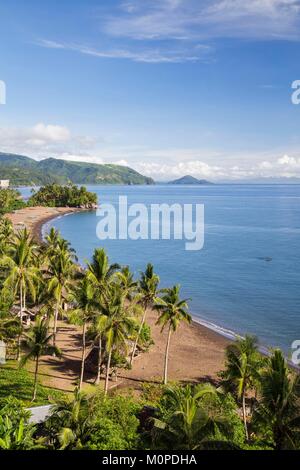 Philippinen, Luzon, Provinz Albay, Tiwi, Matalibong Strand Stockfoto