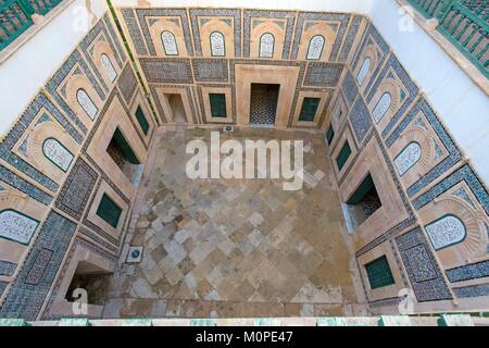 Tunesien, Sfax, Medina, altes Haus, Terrasse Stockfoto