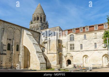 Frankreich, Charente Maritime, Saintonge, Saintes, Abbaye Aux Dames Stockfoto