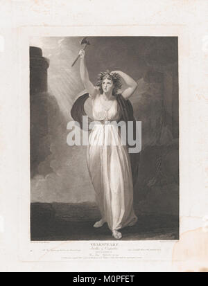 Cassandra Raving (Shakespeare, Troilus und Cressida, Akt 2, Szene 2) DP 859572 Stockfoto