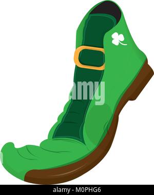 Irische elf Schuh Stock Vektor