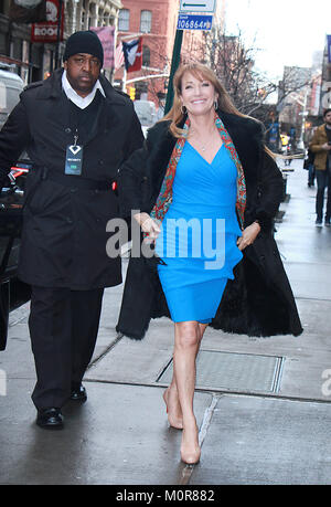 New York, USA. 23 Jan, 2018. NEW YORK, NY 23. Januar 2018: Jane Seymour bei Bauen-Serie zu reden, neue Show auf Pop TV können Get Physical in New York City. 23. Januar 2018. Credit: RW/MediaPunch Credit: MediaPunch Inc/Alamy leben Nachrichten Stockfoto