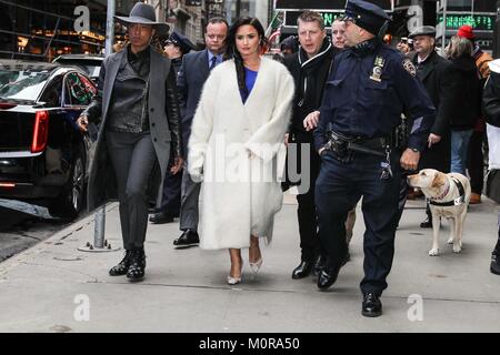 New York, Vereinigte Staaten. 24 Jan, 2018. Amerikanische Sängerin Demi Lovato ist in Manhattan in New York City am Mittwoch, 31.01.24. (Foto: VANESSA CARVALHO/BRASILIEN FOTO PRESSE) Credit: Brasilien Foto Presse/Alamy leben Nachrichten Stockfoto