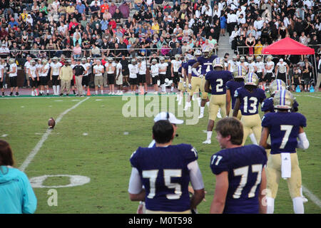 Cartersville HS vs HS Calhoun Fußball 2017 (111) Stockfoto