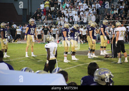 Cartersville HS vs HS Calhoun Fußball 2017 (150) Stockfoto