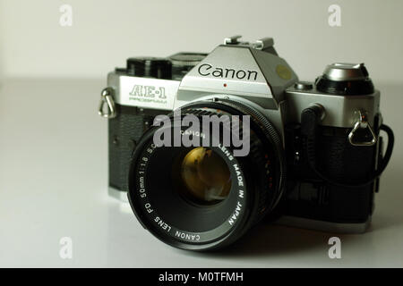 Canon AE-1 Program 2. Stockfoto